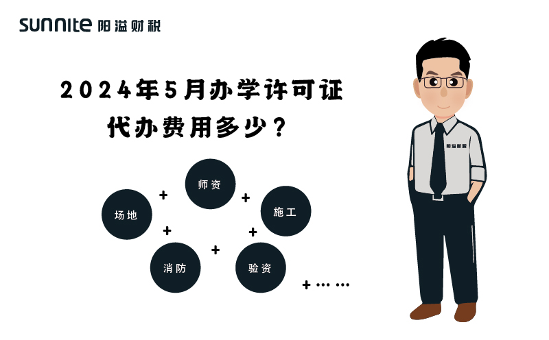 2024年5月办学许可证代办费用多少？